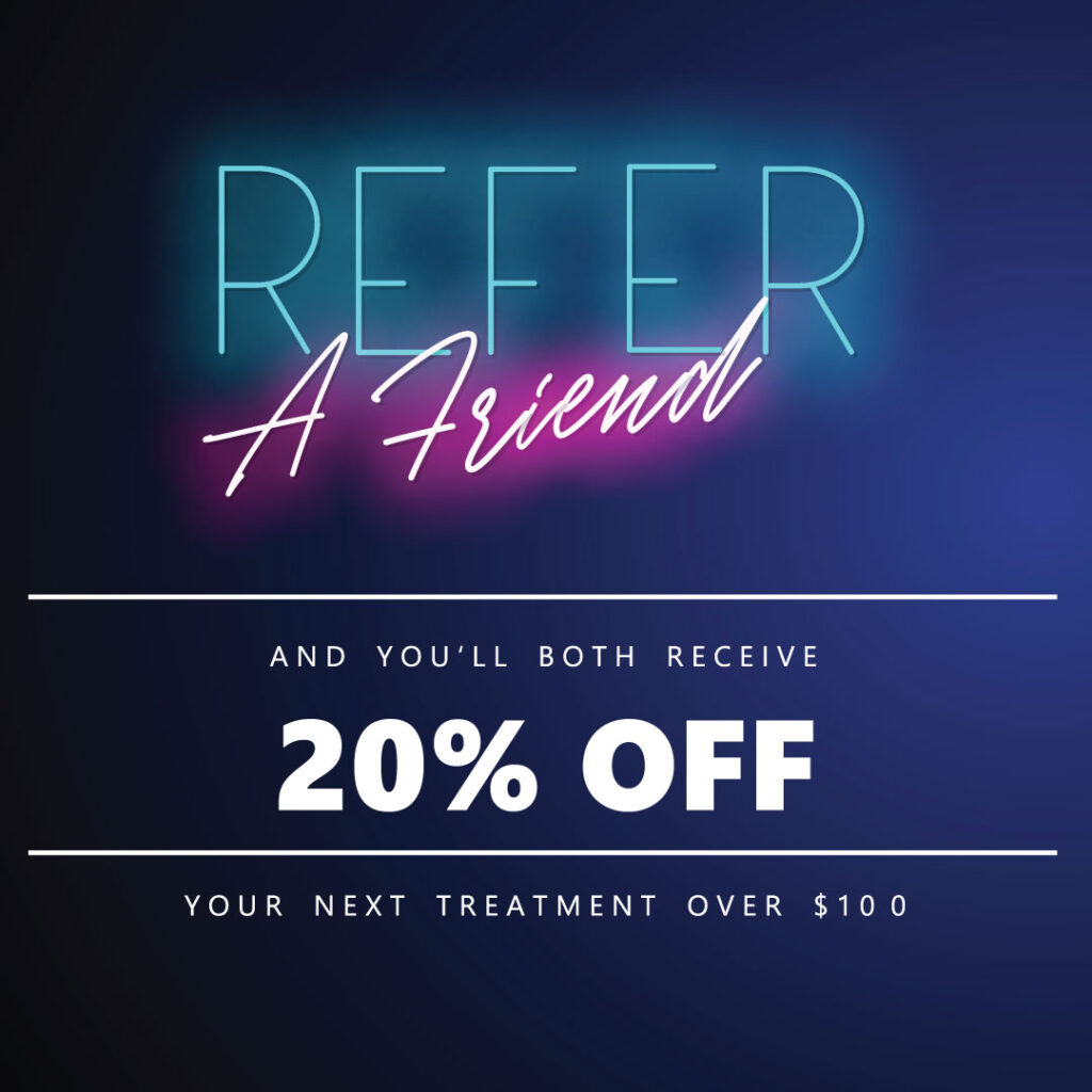 20 Percent Refer a Friend Discount